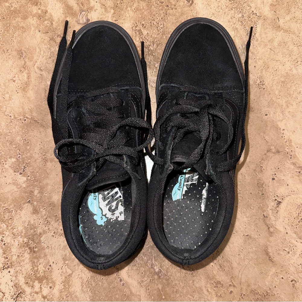 black suede vans